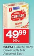 Nestle Ceralac Baby Cereal With Milk-500g Each