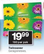 Twinsaver Gesigsnesies-180 Per Pak