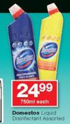 Domestos Liquid Disinfectant-750ml Each
