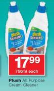 Plush All Purpose Cream Cleaner 750ml Each