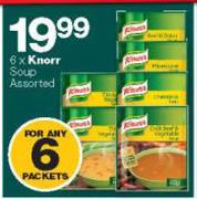 Knorr Soup-For Any 6 Packets