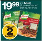 Knorr Cook In Sauce/Bakes-For Any 2 Packets