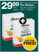 The Kitchen Honey Sticks 20 Per Pack 