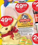 Country Fair Fresh Chicken Drumsticks & Thighs-Per kg