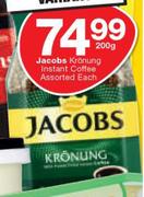 Jacobs Kronung Instant Coffee-200g Each