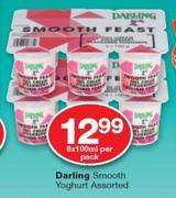 Darling Smooth Yoghurt-6x100ml Per Pack