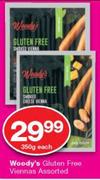 Woody's Gluten Free Viennas-350g Each