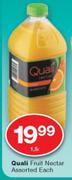 Quali Fruit Nectar-1.5Ltr Each