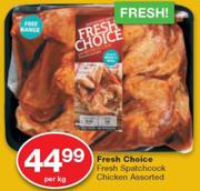 Fresh Choice Fresh Spatchcock Chicken-Per kg