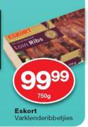 Eskort Vark lende rib betjies-750g