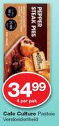 Cafe Culture Pasteie Verskeidenheid-4 Per Pak