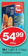 I&J Light & Crispy Visfiletporsies-500g