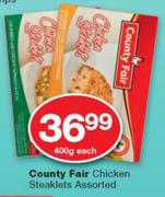 Country Fair Chicken Steaklets-400g Each