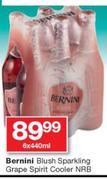 Bernini Blush Sparkling Grape Spirit Cooler NRB-6x440ml