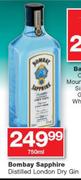 Bombay Sapphire Distilled London Dry Gin-750ml 