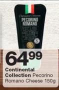 Continental Collection Pecorino Romano Cheese-150g
