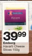 Emborg Havarti Cheese Slices-150g