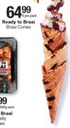 Ready To Braai Braai Cones-6 Per Pack