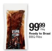 Ready To Braai BBQ Ribs-750g