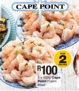 2 x 400 g Cape Point Prawn Meat