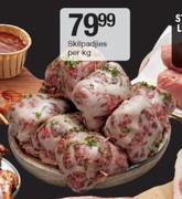 Skilpadjies-Per kg