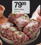 Skilpadjies-per Kg