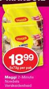 Maggi 2 Minute Noedels Verskeidenheid-5x73g Per Pak