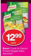 Knorr Cook In Sauce/ Potato/ Vegge Bake-Each