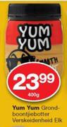 Yum Yum Groudboontjiebotter Verskeidenheid-400g Elk