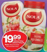 Nola Mayonnaise Verskeidenheid-340ml/ 730g/ 500ml/ 750g Elk