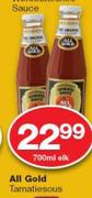 All Gold Tamatiesous-700ml Elk