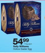 Sally Williams Hollow Easter Egg-110g Each