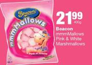 Beacon mmmMallows Pink & White Marshmallows-400g