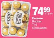 Ferrero Rocher T16 Sjokolades-200g elk