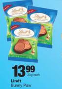 Lindt Bunny Paw-20 Each