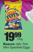 1 Beacon Jelly Tots Mini Speckled Eggs-100g 
