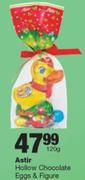 Astir Hollow Chocolate Eggs & Figure-120g