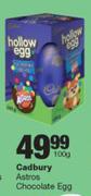Cadbury Astros Chocolate Egg-100g