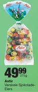 Astir verskeie sjokolade eiers-275g