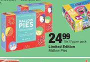 Limited Edition Mallow Pies-10 x 17g Per Pack