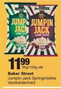 Baker Street Jumpin Jack Springmielles Verskeidenheid-90g/100g Elk