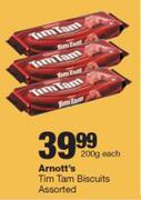 Arnott's Tim Tam Biscuits Assorted-200g Each