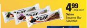 Orino Sesame Bar Assorted-45g Each