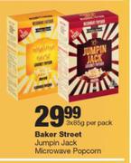 Baker Street Jumpin Jack Microwave Popcorn-3 x 85g Per Pack