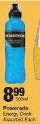 Powerade Energy Drink Assorted-500ml Each