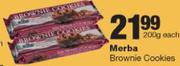 Merba Brownie Cookies-200g Each