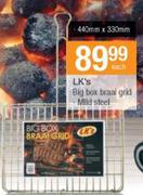 LK's Big Box Braai Grid Mild Steel-Each