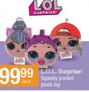 LO.L Surprise! Squishy Pocket Plush Toy-Each