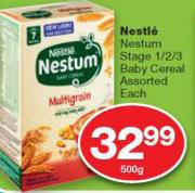 Nestle Nesturm Stage 1/2/3 Baby Cereal Assorted-500g Each