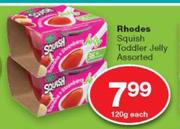 Rhodes Squish Toddler Jelly Assorted-120g Each